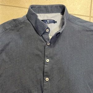 Stone and Rose size large short sleeve button-down men’s shirt fits like Med.